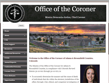 Tablet Screenshot of officeofthecoroner.com